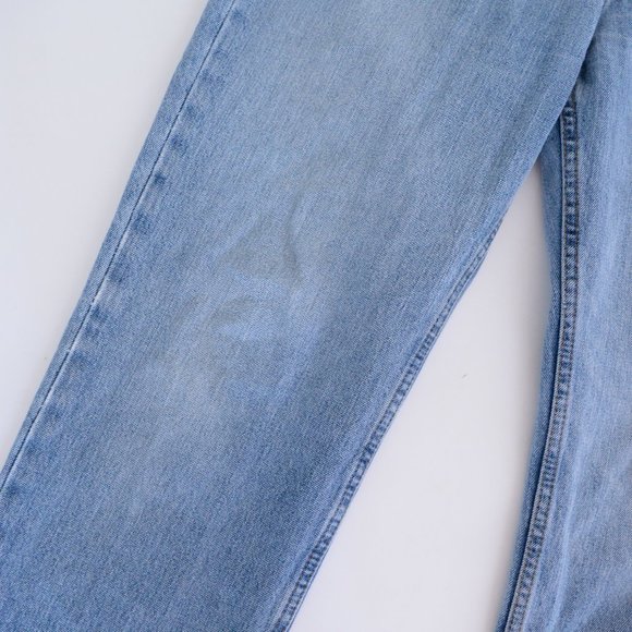 Levis 516 Straight Leg Distressed Denim Jeans ~36/32 - Picture 10 of 12